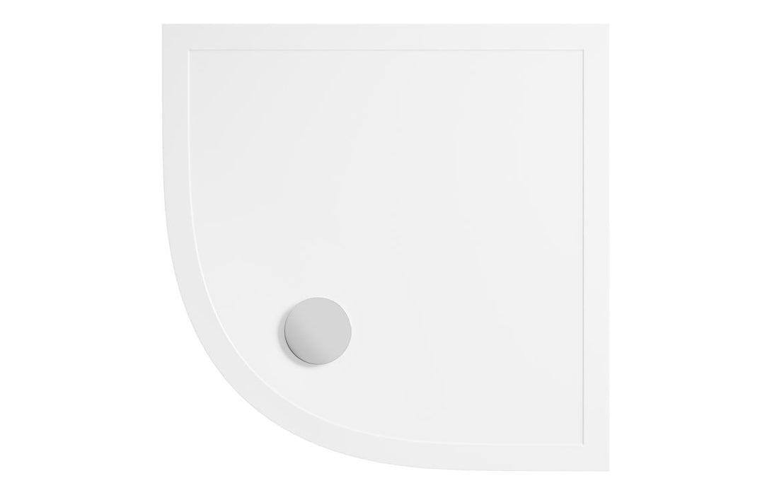 28mm Anti-Slip Ultra-Slim Offset Quadrant Tray & Waste