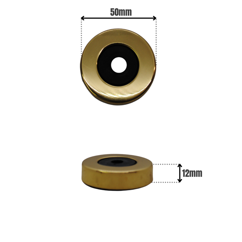 Rose & Cover Brass 50x12mm