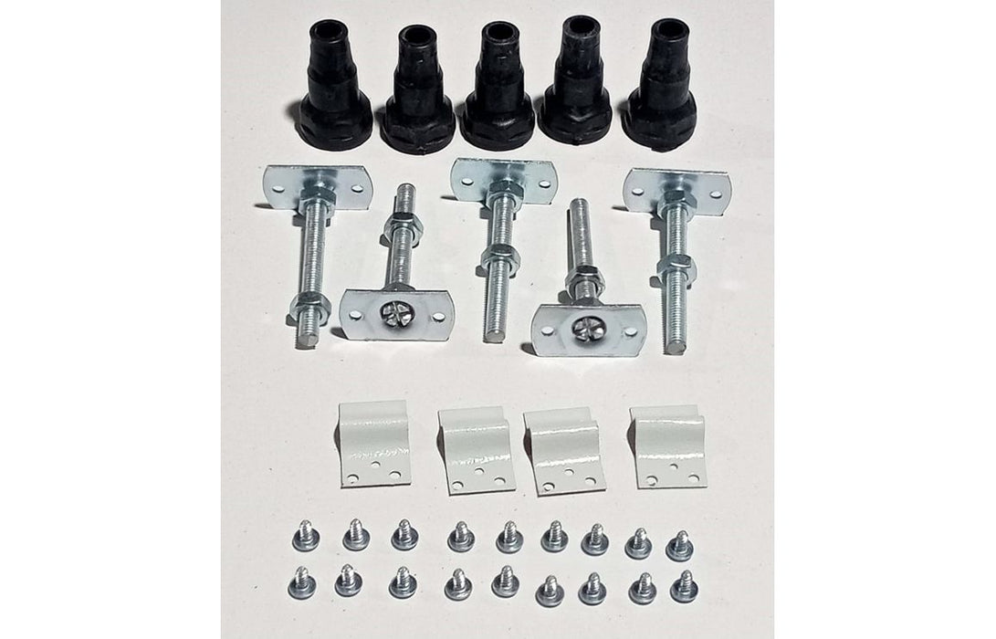 //2Go 45mm Low Profile Offset & Quadrant Riser Set - White