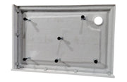 //2Go 45mm Low Profile Square & Rectangular Riser Set - White