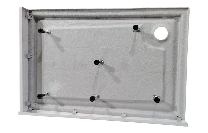 //2Go 45mm Low Profile Square & Rectangular Riser Set - White