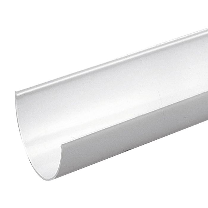 White Deepflow Gutter 114mm (4m Length)