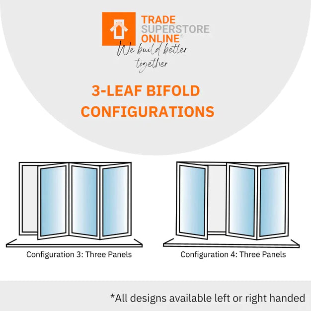 2500mm Anthracite Grey Heritage Visofold 1000 Bifold Door - 3 sections