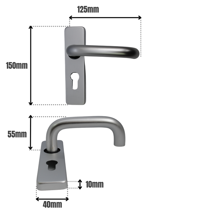 Round Bar Lever Euro PAA