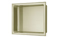305x360mm Bathroom Niche - Brushed Brass