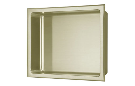 305x360mm Bathroom Niche - Brushed Brass