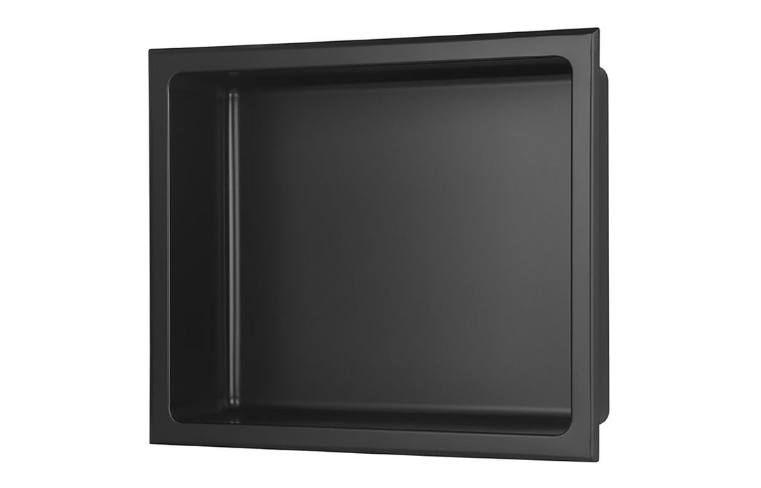 305x360mm Bathroom Niche - Matt Black