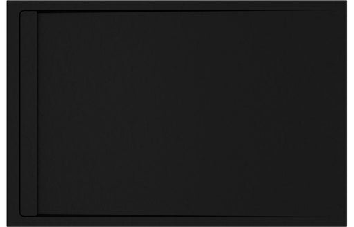30mm Slate Rectangular Tray & Waste - Black
