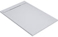 30mm Slate Rectangular Tray & Waste - White