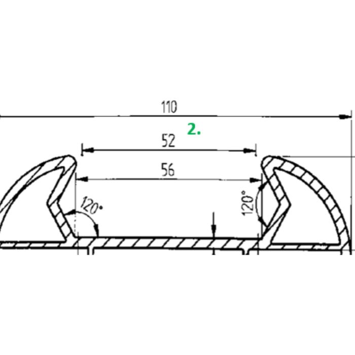 Graphite Eco Fence Panel Post