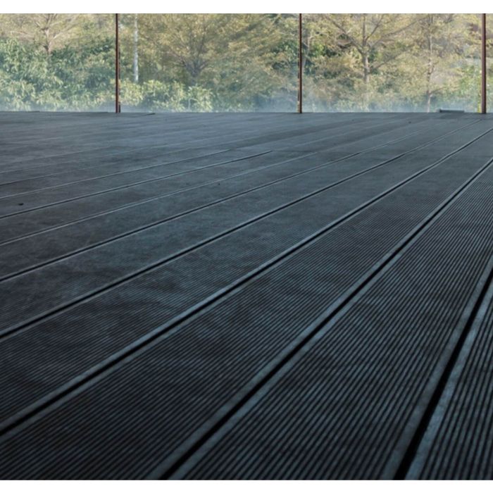 Ancient Black Composite Dual Sided Decking Board 145mm (3.66m Length)