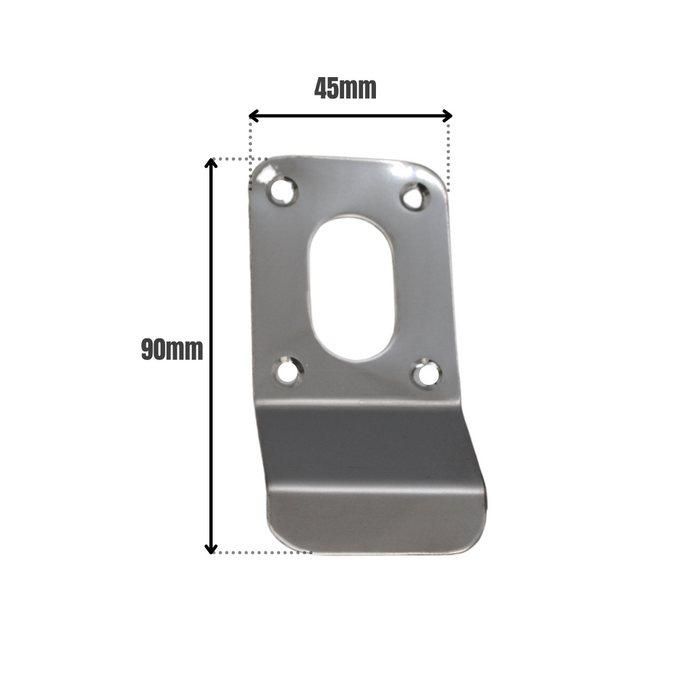 Cylinder Pull Oval SSS 90x45mm