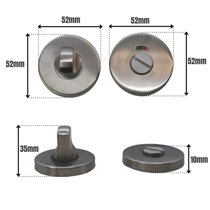 Turn & Release Bathroom SSS 52mm