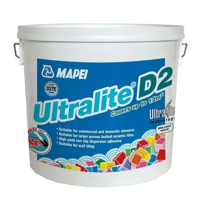 Mapei Ultralite D2 Ready Mix Shower Tile Adhesive 12.5kg