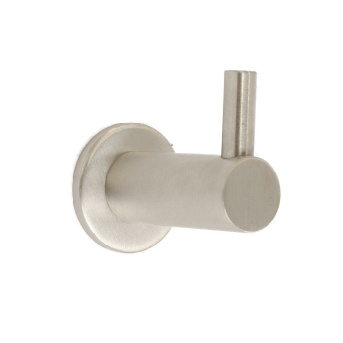 Modern Stud Robe Hook Satin Stainless Steel