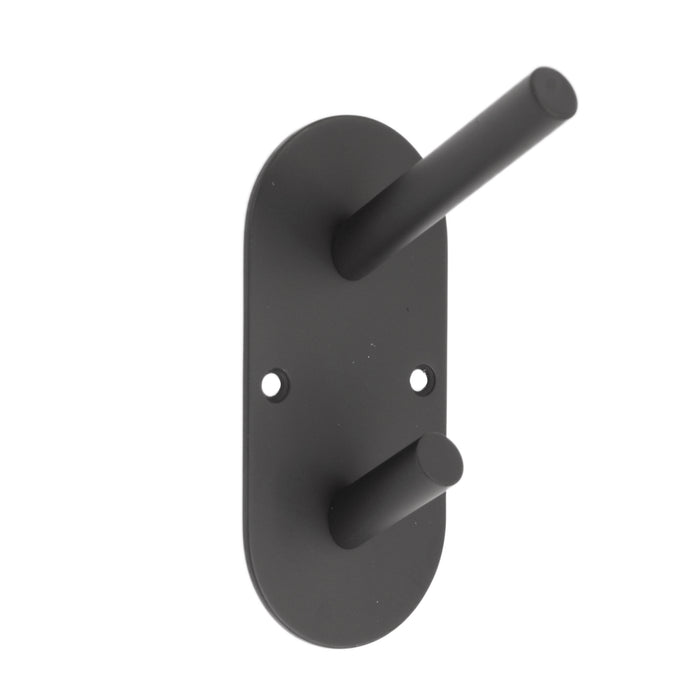 Modern Hat & Coat Hook Matt Black