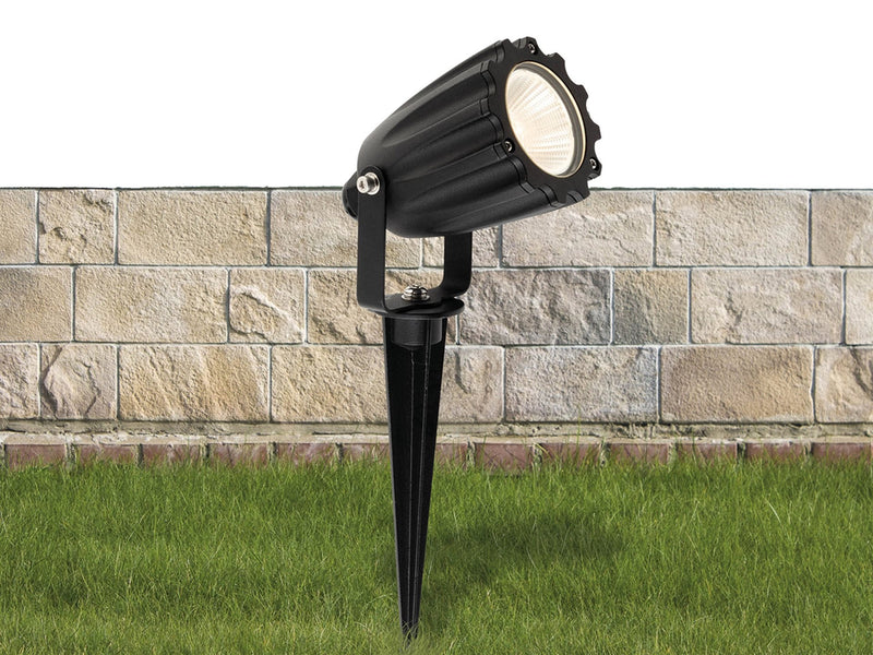 Marley LED Wall & Spike Spot - Black