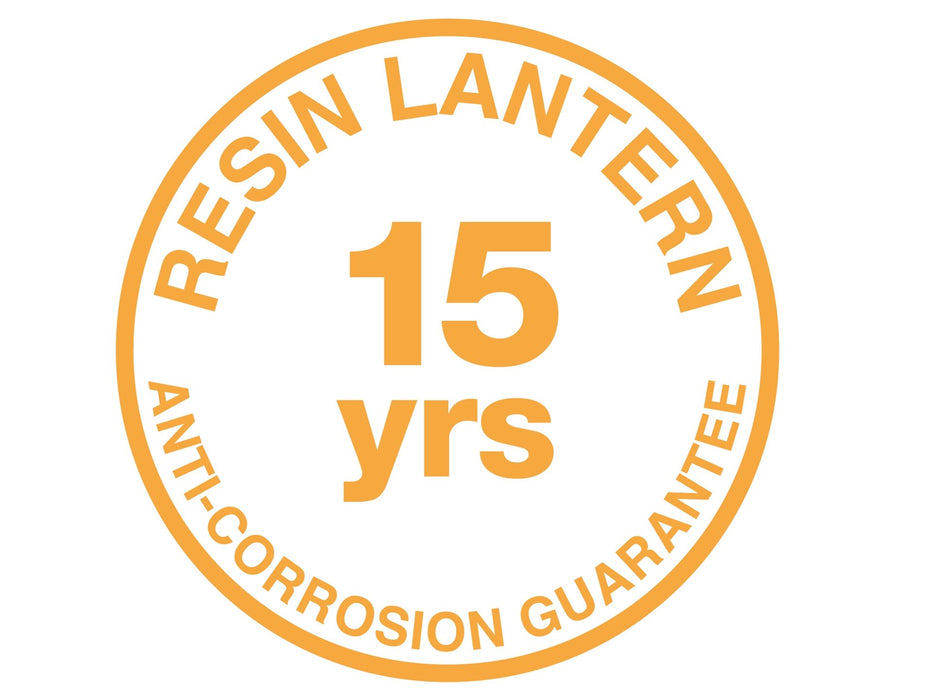 Palma Resin Lantern - Wall Light - Black