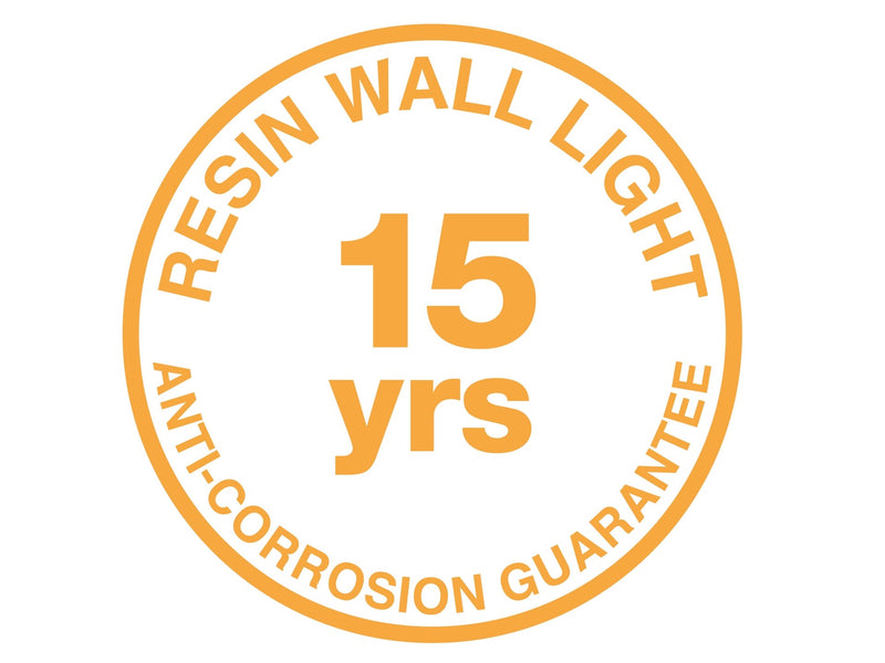 Luna Resin Wall Light - Black