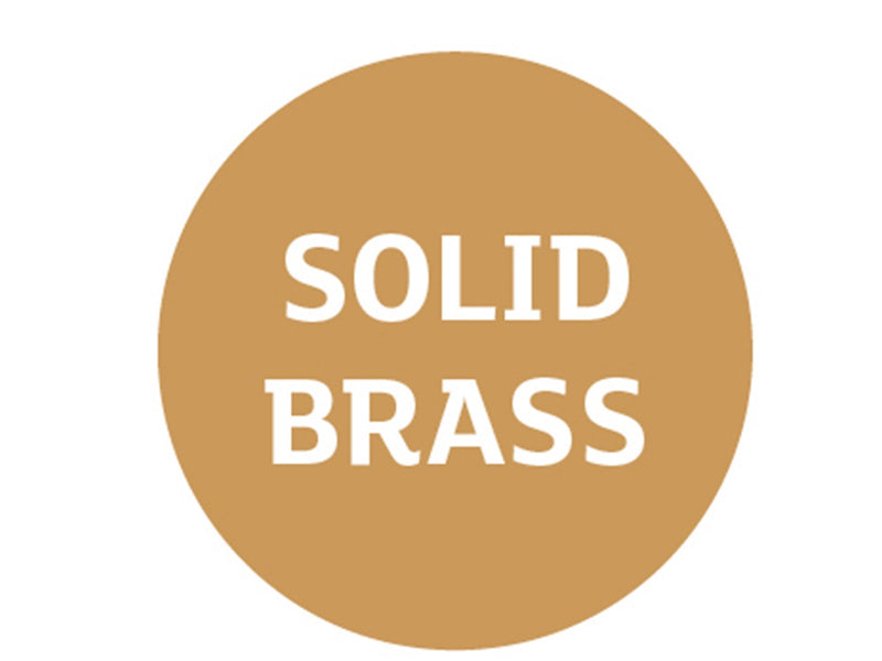 Nautic Bulkhead - Brass with Frosted Glass - Round