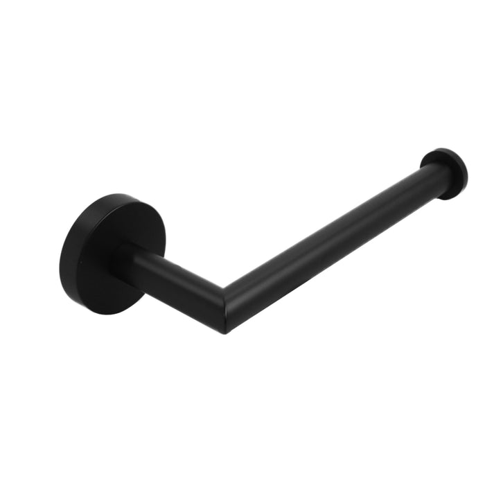 Modern Toilet Roll Holder Matt Black