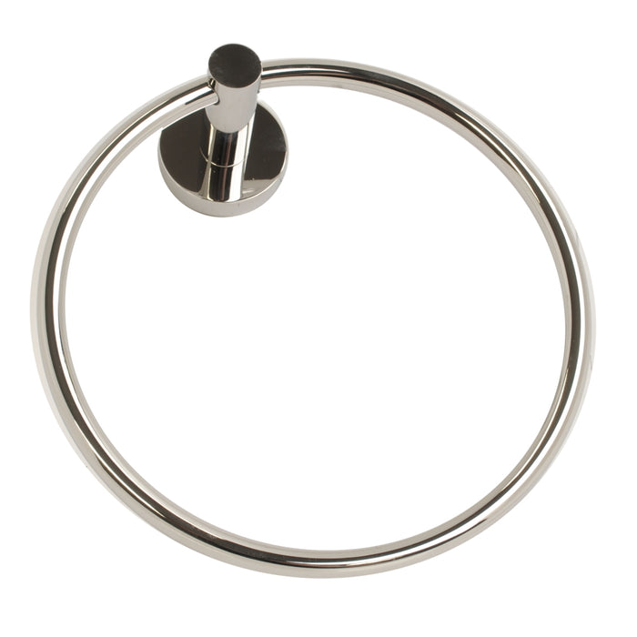 Modern Towel Ring Polished Stainless Steel