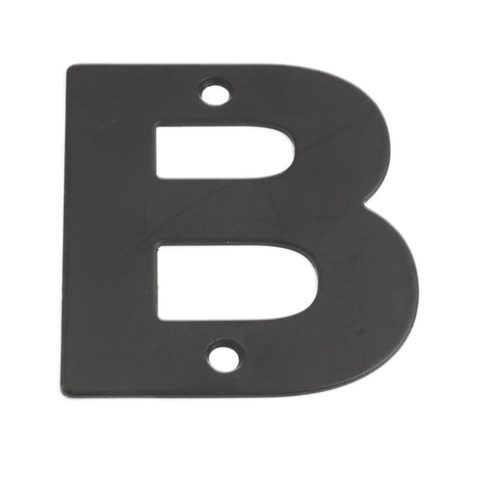 Numeral Letter 'B' Matt Black