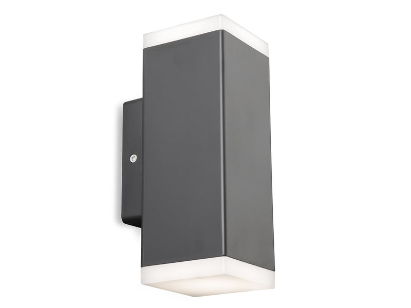 Kuga LED Resin 2 Light Wall - Graphite