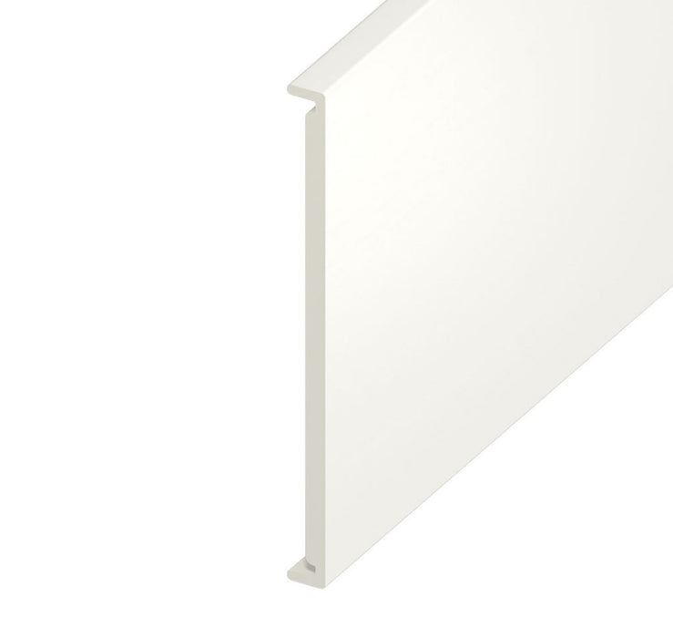 White Ash Woodgrain Double Fascia Board (5m Length)