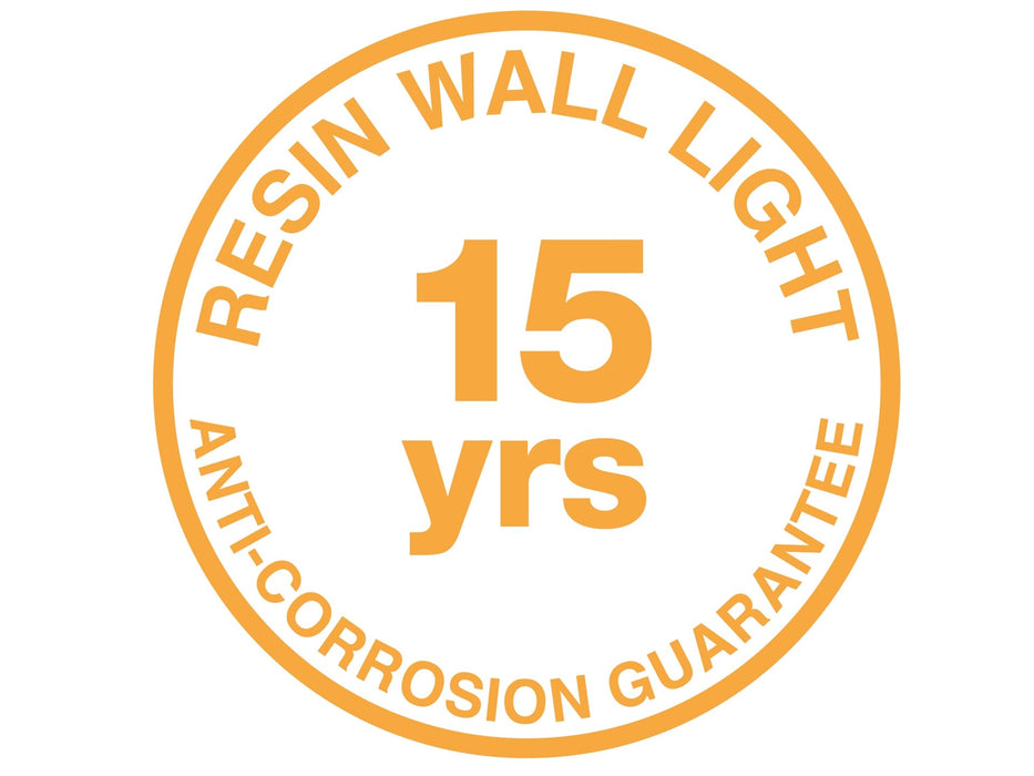 Texas LED Resin Wall Light - Graphite