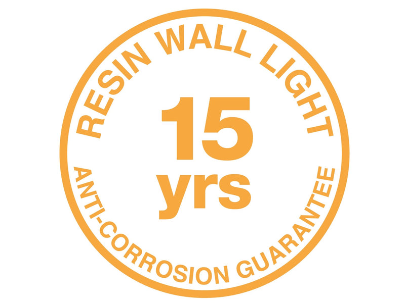 Kuga LED Resin 2 Light Wall - Graphite