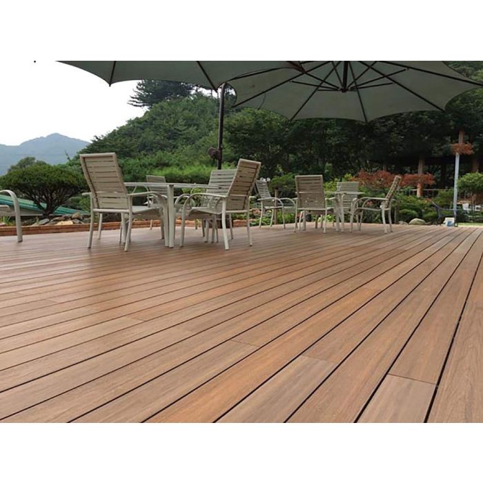 Spiced Oak Forma Dual Sided Composite Decking Board 150mm