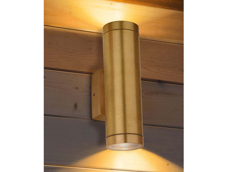 Nautic 2 Light Wall - Brass