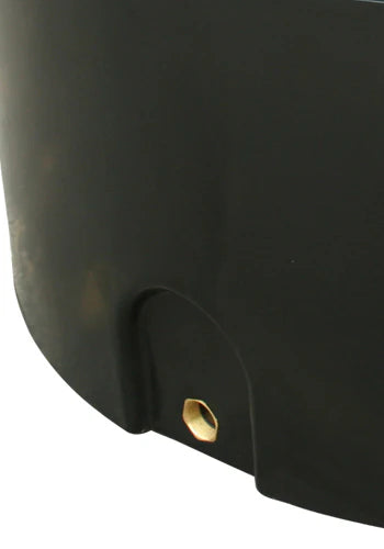 4300 Litre Cylindrical Water Tank - Non Potable - Black