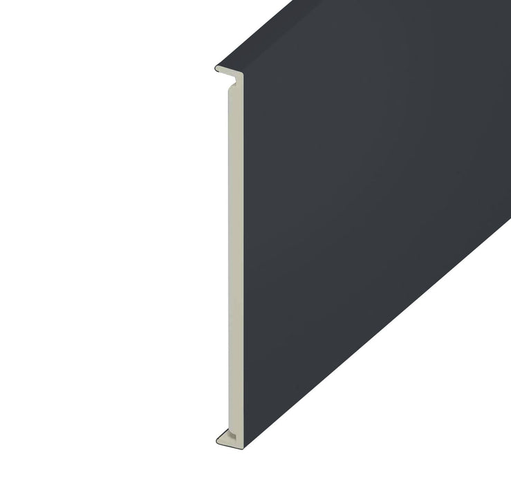 Anthracite Grey Smooth Double Fascia Board (5m Length)