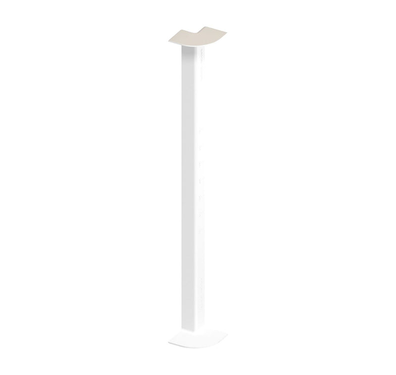 Cream Woodgrain Fascia Double Ended Internal Corner Trim (450mm Length)