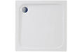 45mm Low Profile Square Tray & Waste - White