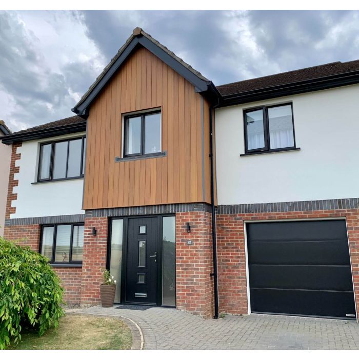 Spiced Oak Forma Composite Cladding Board 142mm (3.6m Length)