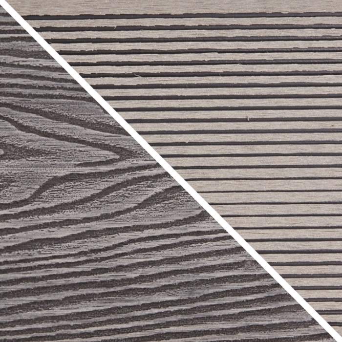 TRITON Double-Faced Decking WPC - Grey