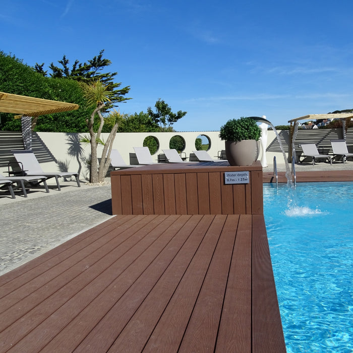 TRITON Double-Faced Decking WPC - Brown