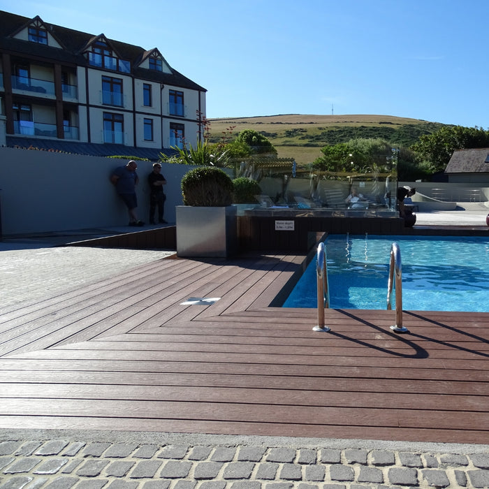 TRITON Double-Faced Decking WPC - Brown
