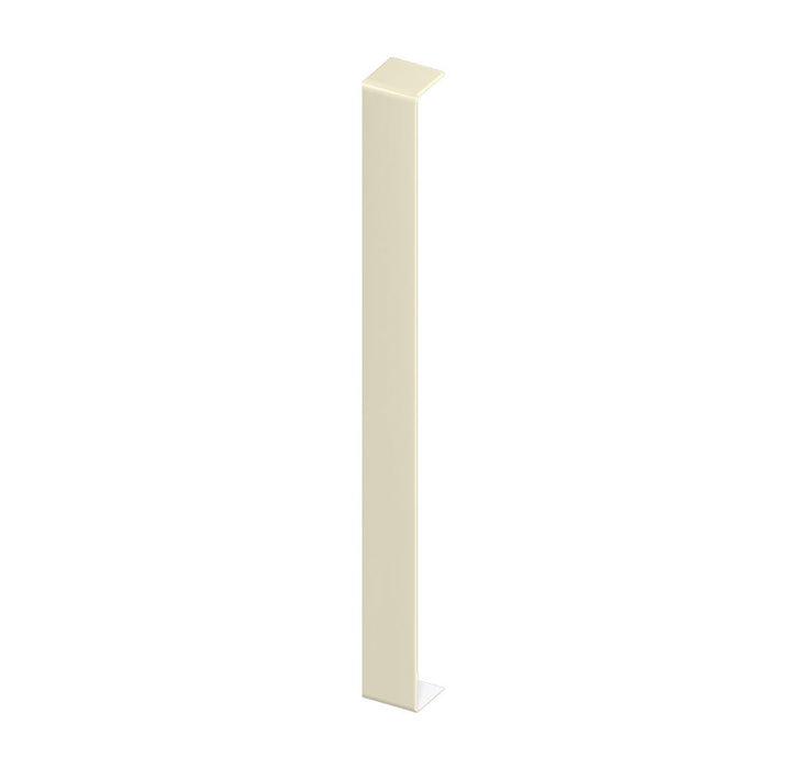 Cream Smooth Fascia Double Ended Joining Trim (450mm Length)