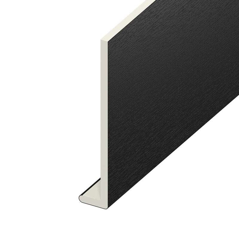Black Ash Woodgrain Capping Board (5m length)