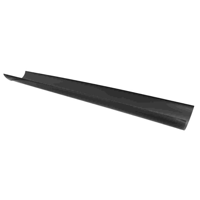 Black Half Round Gutter 112mm (2m Length)