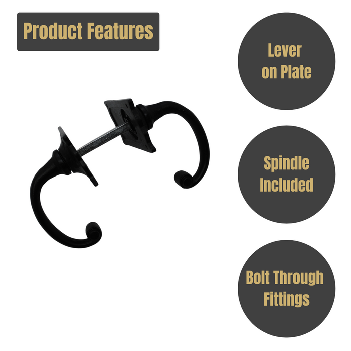 Merlin Lever Latch 51x115mm