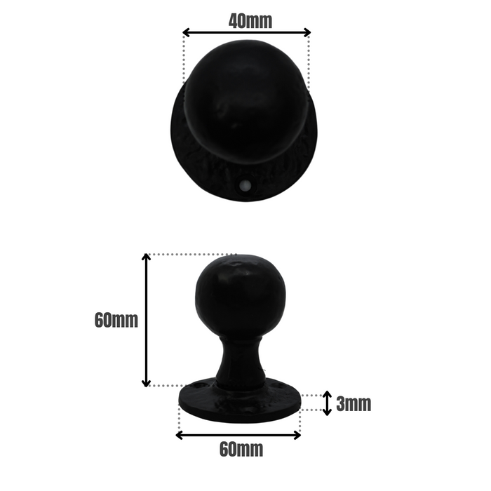 Mortice Knob Unsprung