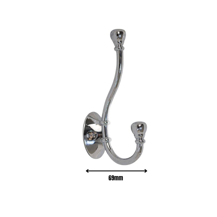 Hat & Coat Hook Polished Chrome