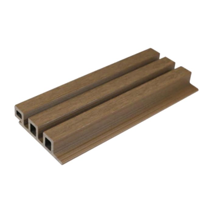 Spiced Oak Forma Slatted Composite Cladding Board 120mm (3.6m Length)