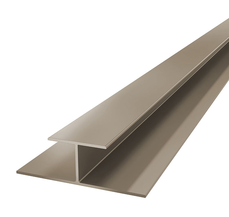 Coastline Horizontal Cladding Butt Joint - Taupe (5m length)