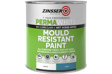 Zinsser PERMA-WHITE Mould Resistant 1L Interior Paint